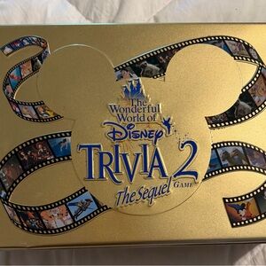 Disney Gold Trivia 2 Collector Tin with Blue Accents